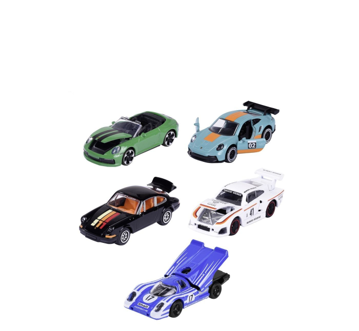 MAJORETTE SET 5 MASINUTE METALICE PORSCHE 2 MODELE EXCLUSIVE SCARA 1 LA 64 [2]
