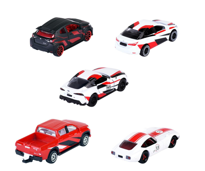 MAJORETTE SET 5 MASINUTE METALICE TOYOTA RACING SCARA 1 LA 64 [4]