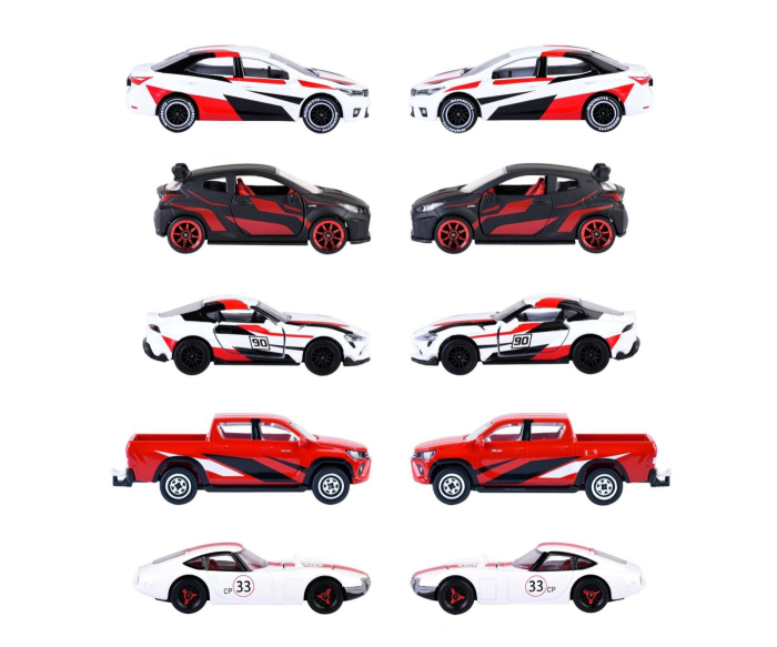 MAJORETTE SET 5 MASINUTE METALICE TOYOTA RACING SCARA 1 LA 64 [5]