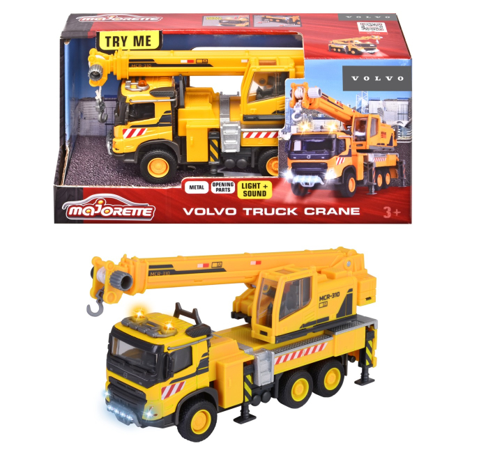 MAJORETTE VOLVO CAMION CU MACARA [5]
