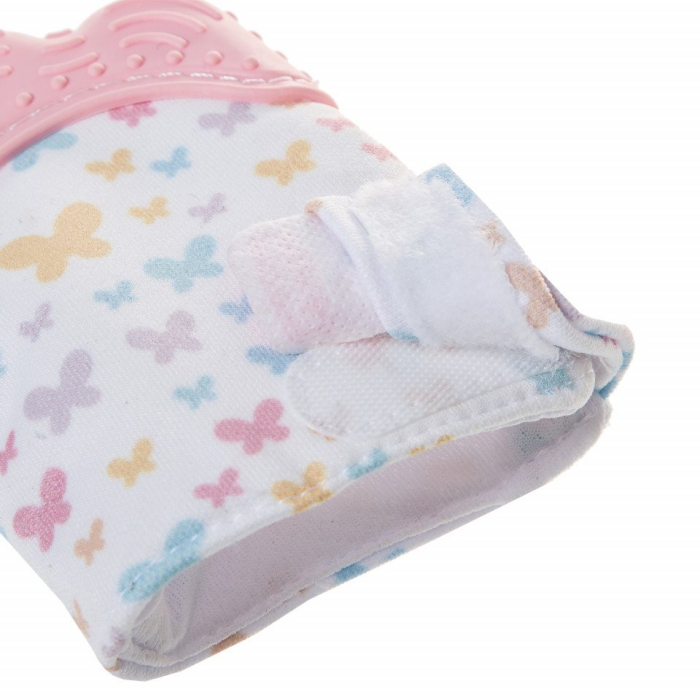 Manusa bebelusi pentru dentitie Butterfly BabyJem (Culoare: Bleu) [11]