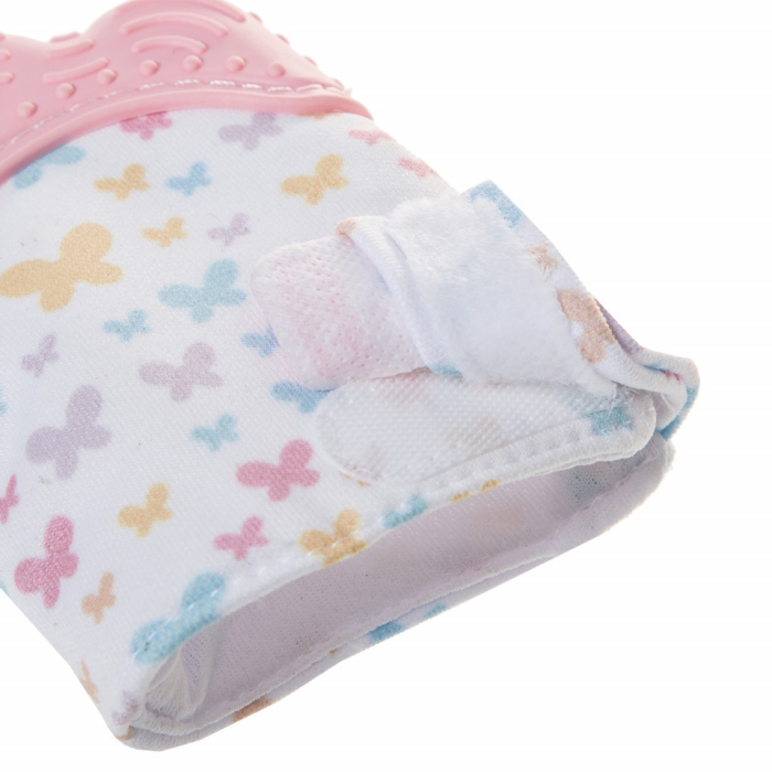 Manusa bebelusi pentru dentitie Butterfly BabyJem (Culoare: Bleu) [3]