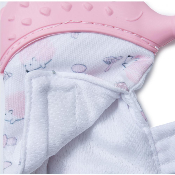 Manusa bebelusi pentru dentitie Scratch Gloves (Culoare: Alb) [5]