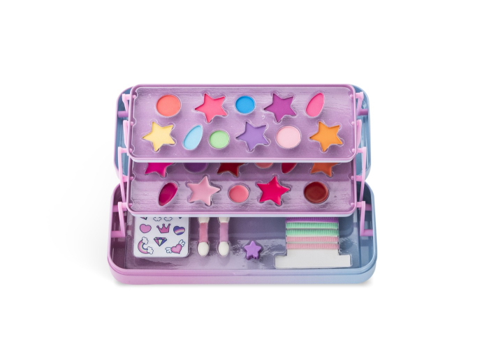 MARTINELIA LITTLE UNICORN TRUSA DE MACHIAJ IN CUTIE DE METAL CU 3 COMPARTIMENTE [2]