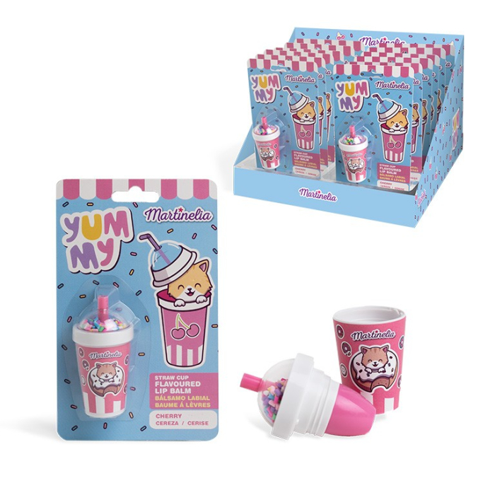 MARTINELIA YUMMY BALSAM DE BUZE IN FORMA DE PAHAR CU PAI [4]
