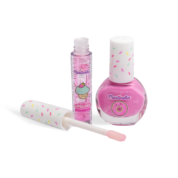 MARTINELIA YUMMY SET LAC DE UNGHII SI LUCIU DE BUZE [2]