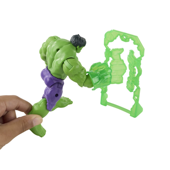 MARVEL AVENGERS ACTION VERS SET FIGURINA HULK SI ACCESORII 11.4CM [8]