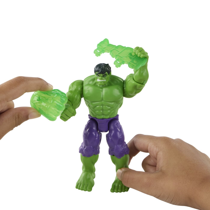 MARVEL AVENGERS ACTION VERS SET FIGURINA HULK SI ACCESORII 11.4CM [9]