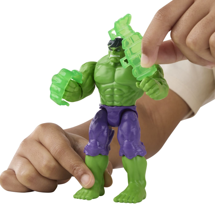 MARVEL AVENGERS ACTION VERS SET FIGURINA HULK SI ACCESORII 11.4CM [10]