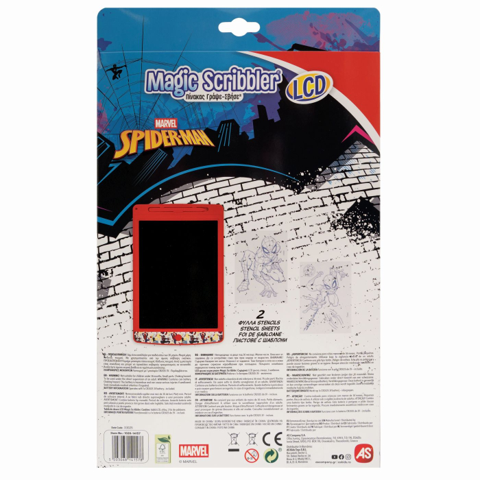 MARVEL SPIDER MAN TABLA DE DESEN LCD SCRIE STERGE [4]