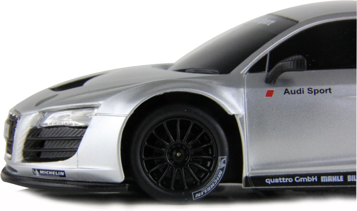 MASINA CU TELECOMANDA AUDI R8 ARGINTIU CU SCARA 1 LA 24 [6]