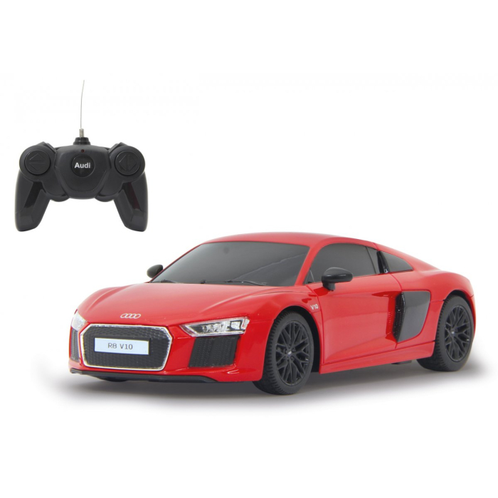 MASINA CU TELECOMANDA AUDI R8 ROSU CU SCARA 1 LA 24 [2]