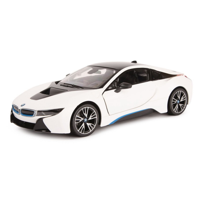 MASINA CU TELECOMANDA BMW I8 ALB SCARA 1 LA 14 [6]