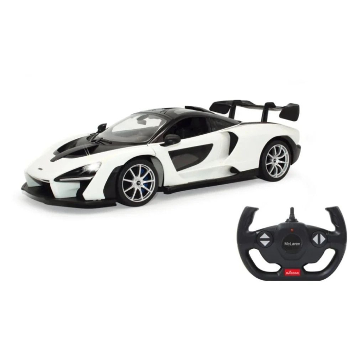 MASINA CU TELECOMANDA MCLAREN SENNA ALB SCARA 1 LA 14 [2]