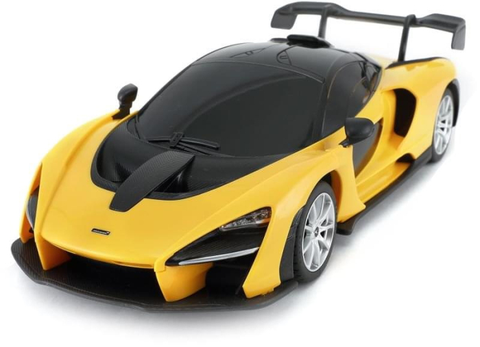 MASINA CU TELECOMANDA MCLAREN SENNA GALBEN CU SCARA 1 LA 24 [3]