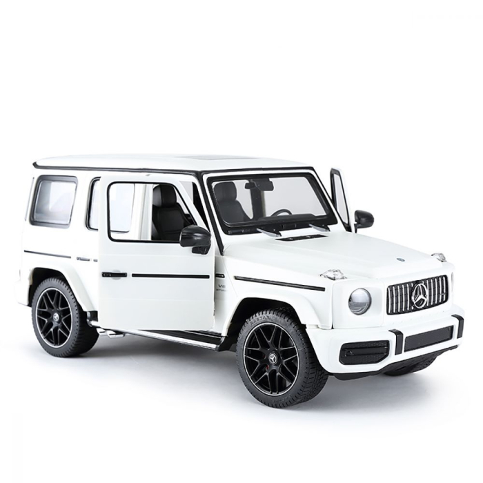 MASINA CU TELECOMANDA MERCEDES-BENZ G63 ALB SCARA 1 LA 24 [4]