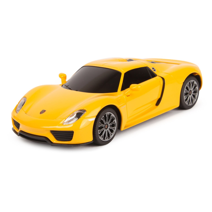 MASINA CU TELECOMANDA PORSCHE 918 SPYDER GALBEN CU SCARA 1 LA 24 [3]