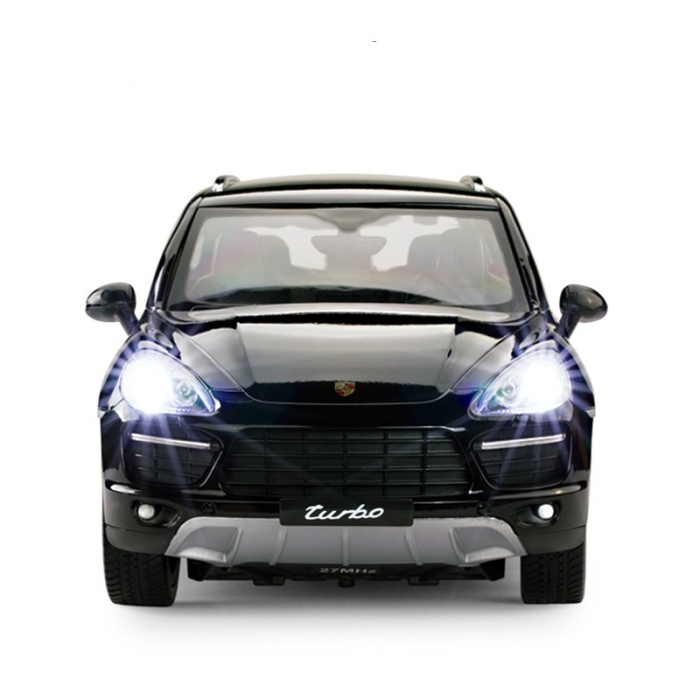 MASINA CU TELECOMANDA PORSCHE CAYENNE TURBO NEGRU CU SCARA 1 LA 14 [6]
