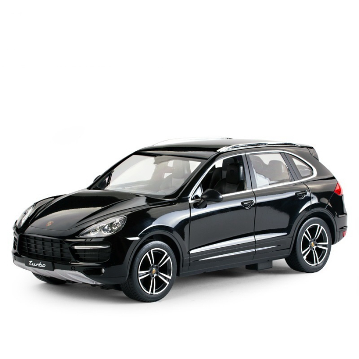 MASINA CU TELECOMANDA PORSCHE CAYENNE TURBO NEGRU CU SCARA 1 LA 14 [3]