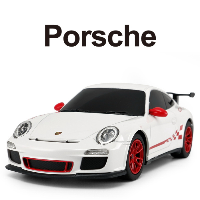 MASINA CU TELECOMANDA PORSCHE GT3 RS ALB CU SCARA 1 LA 24 [5]