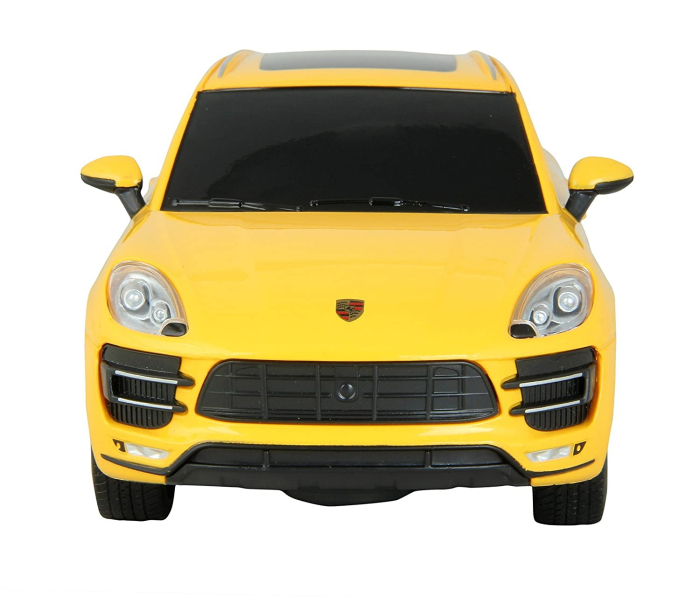 MASINA CU TELECOMANDA PORSCHE MACAN TURBO GALBEN CU SCARA 1 LA 24 [4]