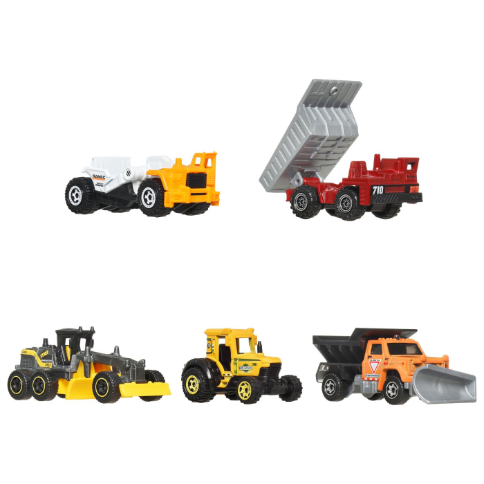 MATCHBOX SET 5 MASINUTE METALICE CONSTRUCTION SCARA 1 LA 64 [2]