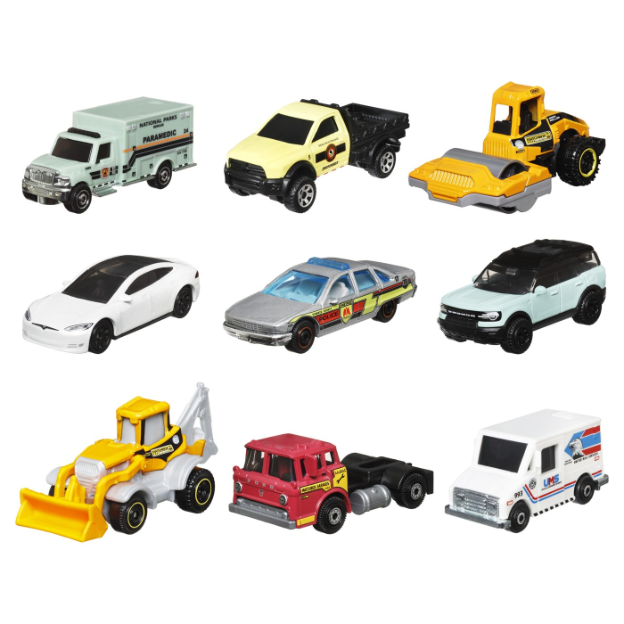 MATCHBOX SET 9 MASINUTE INTERNATIONAL AMBULANCE [2]