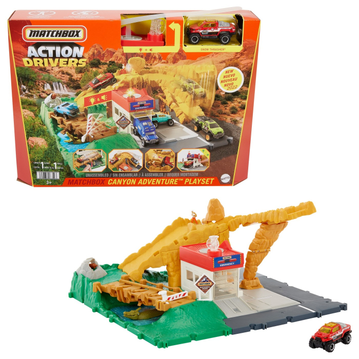 MATCHBOX SET ACTION DRIVERS CANIONUL CU SUNETE SI LUMINI [9]