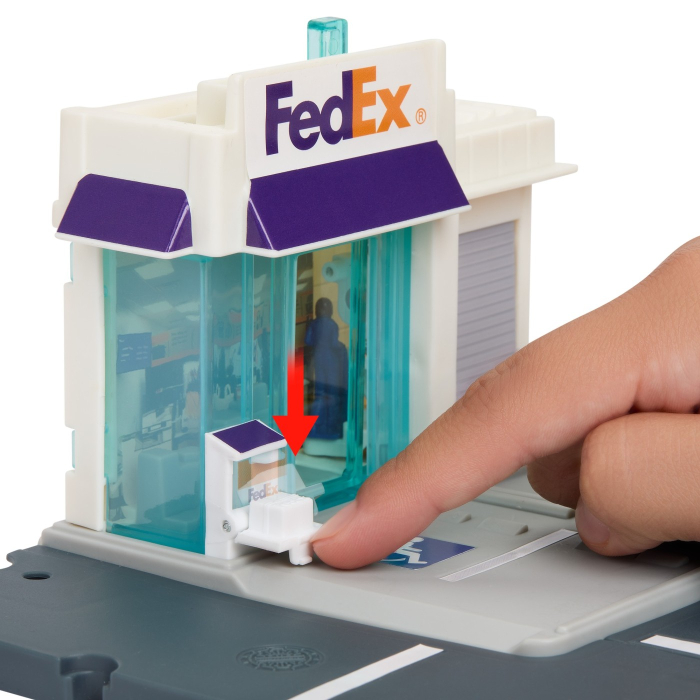 MATCHBOX SET ACTION DRIVERS CENTRUL DE COLETE FEDEX [3]