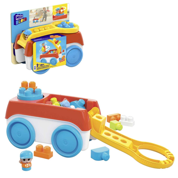MEGA BLOKS SET DE CONSTRUCTIE 20 PIESE CARUCIORUL CARE SE INVARTE [2]