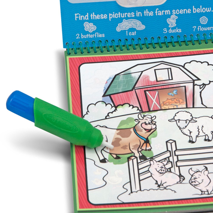 MELISSA AND DOUG WATER WOW CARTE DE COLORAT ANIMALE REUTILIZABILA CU APA [7]
