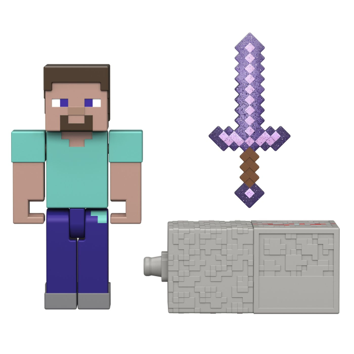 MINECRAFT CRAFT A BLOCK FIGURINA STEVE 8CM [2]