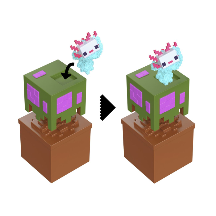 MINECRAFT MINI MODE SET EXPLORARE MINIERA AXOLOTL [5]