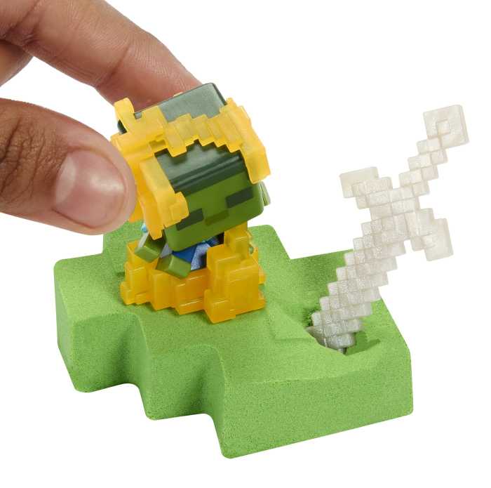 MINECRAFT MINI MODE SET EXPLORARE MINIERA GRI SI ALB [3]