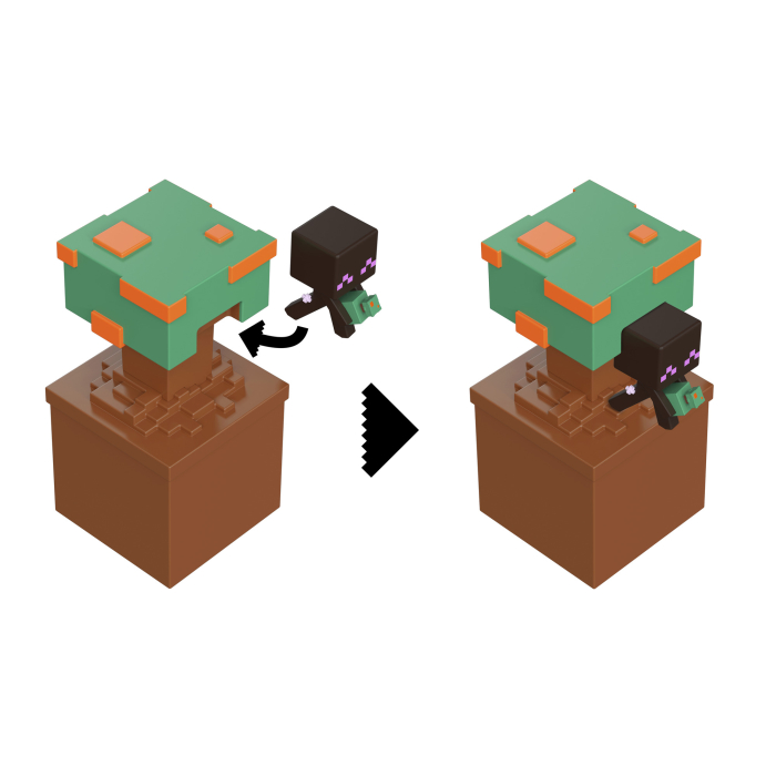 MINECRAFT MINI MODE SET EXPLORARE MINIERA VERDE [4]