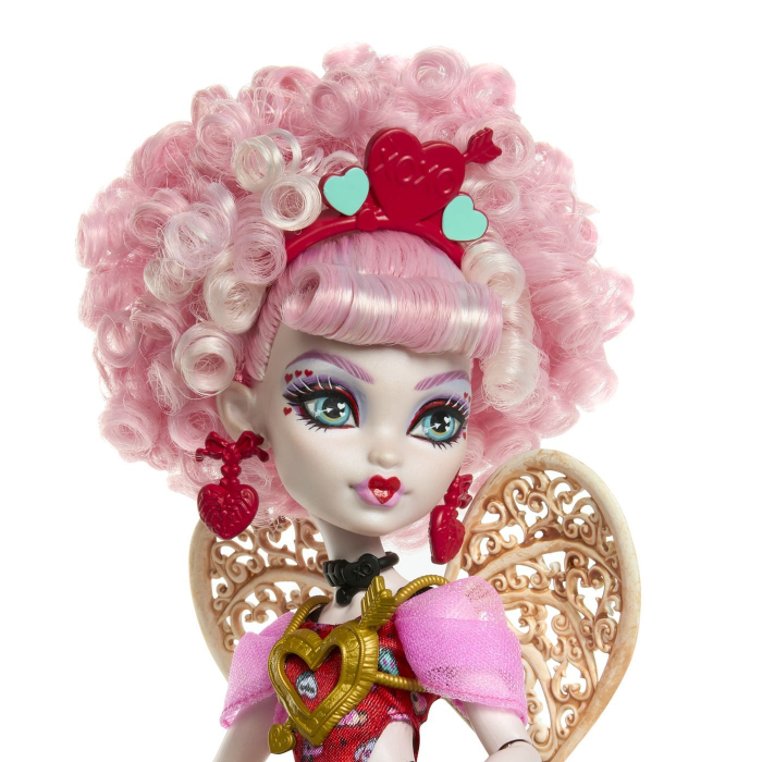 MONSTER HIGH ANIVERSARE DULCE SI INFRICOSATOARE PAPUSA CUPID ASTERIA CU ACCESORII [4]