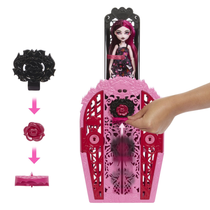 MONSTER HIGH GRADINA DE LA MIEZUL NOPTII PAPUSA DRACULAURA [6]