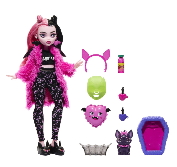 MONSTER HIGH PAPUSA DRACULAURA CREEPOVER PARTY [8]
