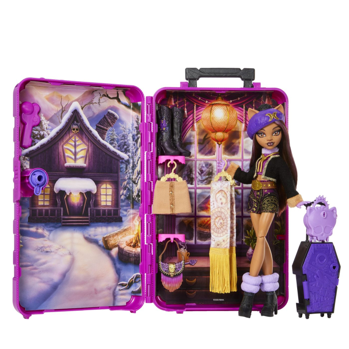 MONSTER HIGH SKULLTIMATE SECRETS PAPUSA CLAWDEEN WOLF CU ACCESORII [5]