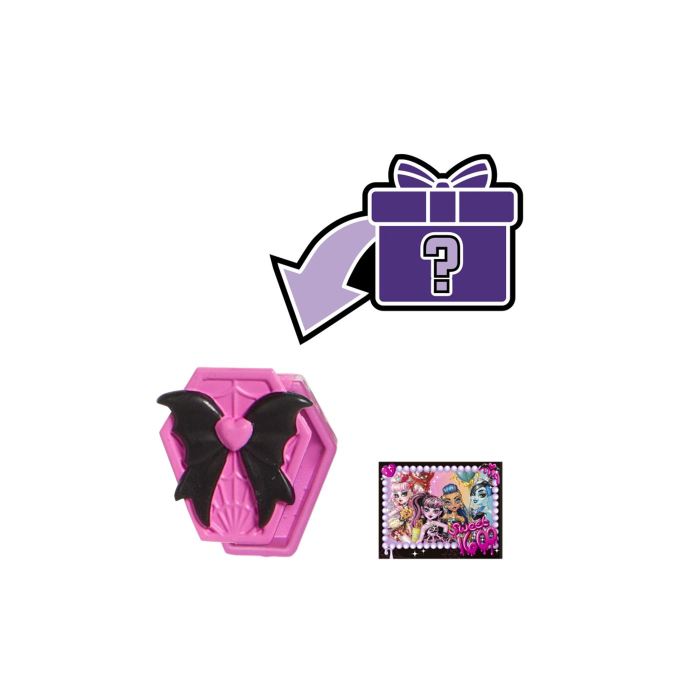 MONSTER HIGH ZIUA DE NASTERE DULCE SI INFRICOSATOARE PAPUSA DRACULAURA CU ACCESORII [7]