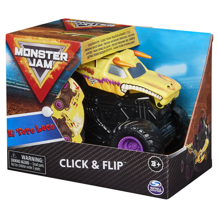 MONSTER JAM EL TORO LOCO SERIA CLICK FLIP SCARA 1 LA 43 [4]