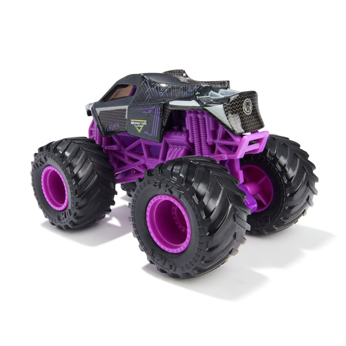 MONSTER JAM MARVEL CAMION GIGANT BLACK PANTHER SCARA 1 LA 64 [3]