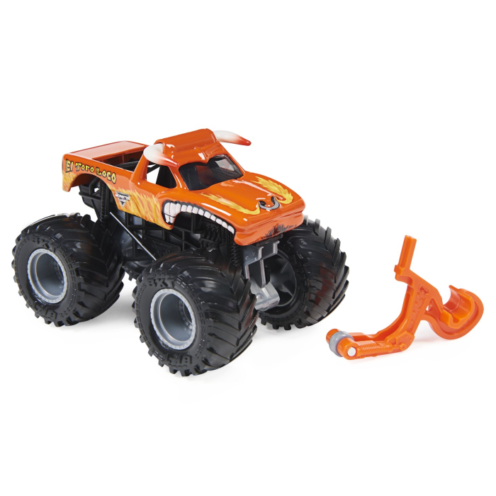 MONSTER JAM MASINUTA METALICA EL TORO LOCO SCARA 1 LA 64 [2]