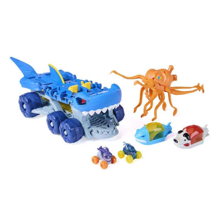 MONSTER JAM MINI JAMS SET DE JOACA MEGALODON ATACUL CALAMARULUI [3]