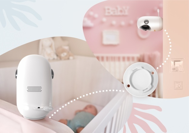 Neno Berkano – monitor electronic pentru bebeluși cu receptor wireless [2]