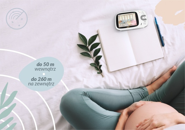 Neno Berkano – monitor electronic pentru bebeluși cu receptor wireless [6]