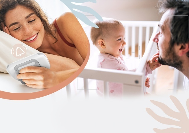 Neno Berkano – monitor electronic pentru bebeluși cu receptor wireless [4]