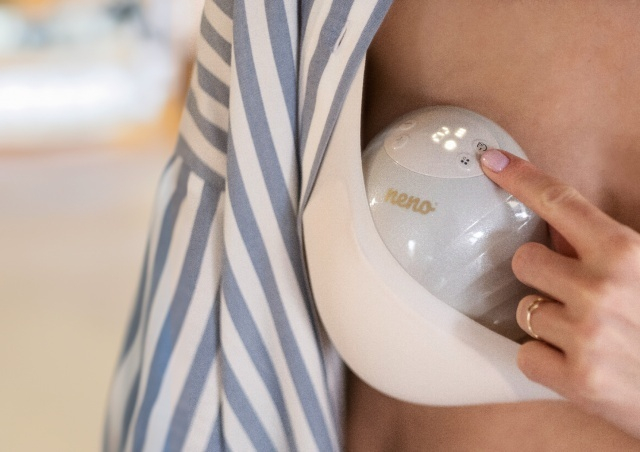 Neno Perla – pompă de sân electronică premium, fără fir, cu trei faze, în formă de scoică [10]