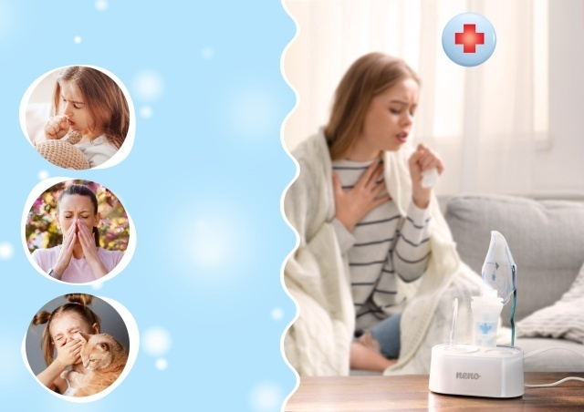 Neno Sano – nebulizator pneumatic, cu piston și compresor [7]