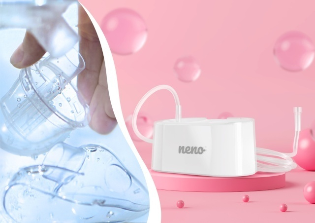 Neno Sano – nebulizator pneumatic, cu piston și compresor [8]